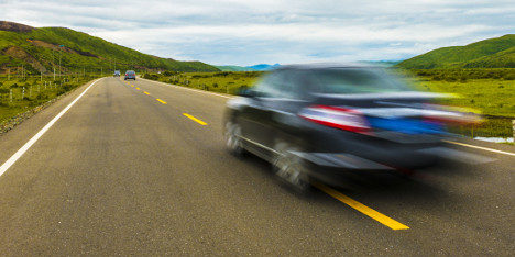 speeding car 468x234